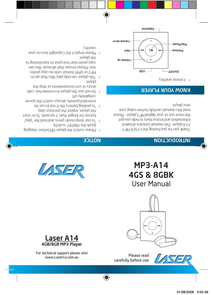 Laser MP3-A14 user manual