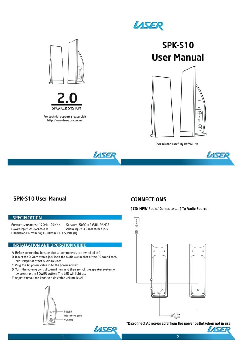 Laser SPK-S10 User manual