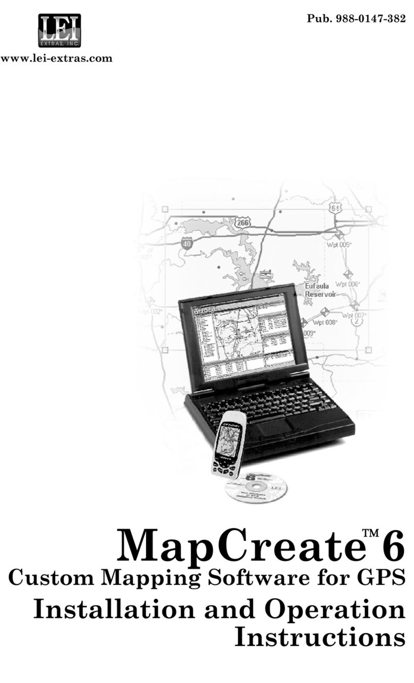 LEI Extras MAPCREATE 6 User manual