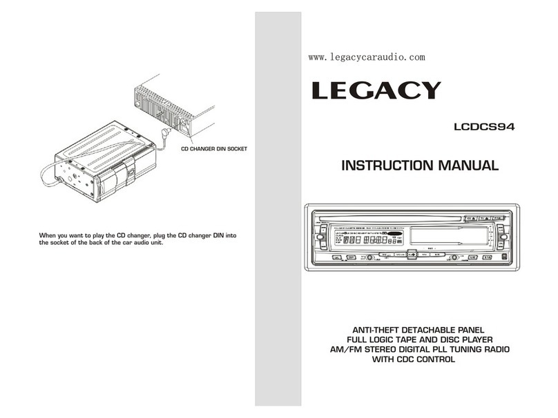 Legacy LCDCS94 User manual Legacy LCDCS94 User manual