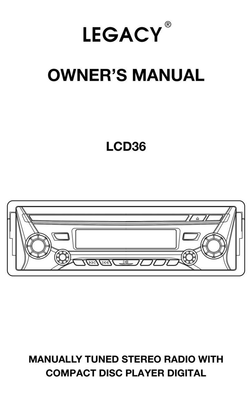 Legacy LCD36 User manual