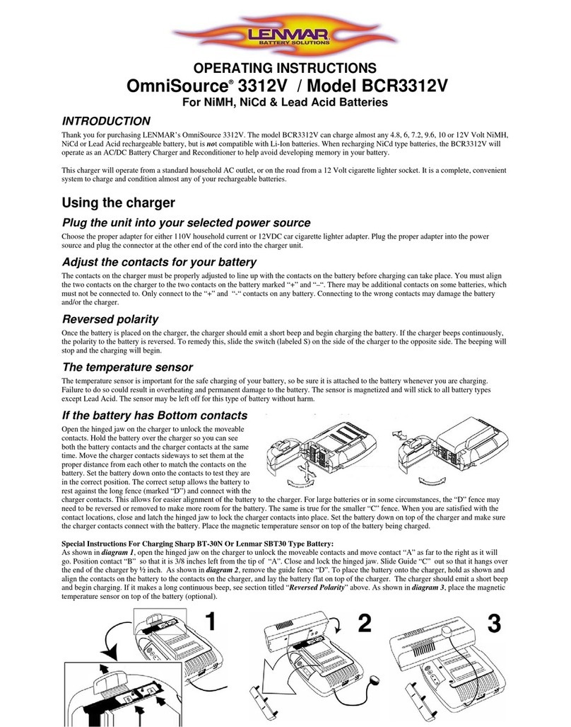 Lenmar OmniSource 3312V User manual