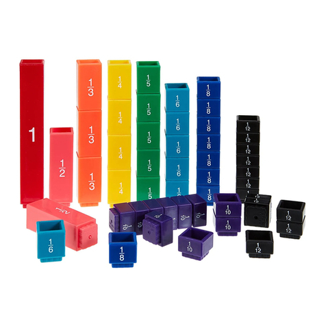 Learning Resources Fraction Tower LER 2510 User manual Learning Resources Fraction Tower LER 2510 User manual
