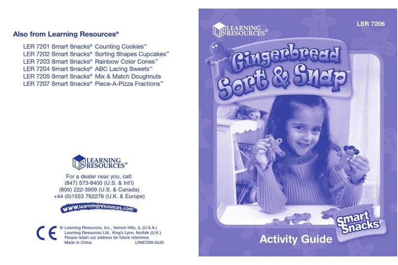 Learning Resources Gingerbread LER 7202 User manual