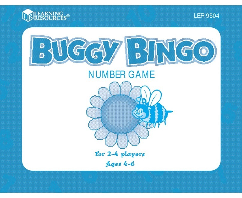 Learning Resources Buggy Bingo LER 9504 User manual