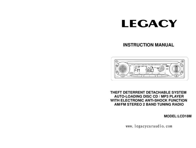 Legacy Legacy LCD18M User manual
