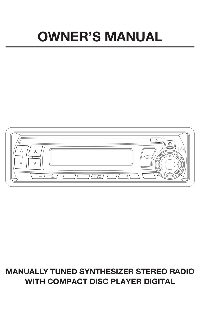 Legacy Car CD Player User manual