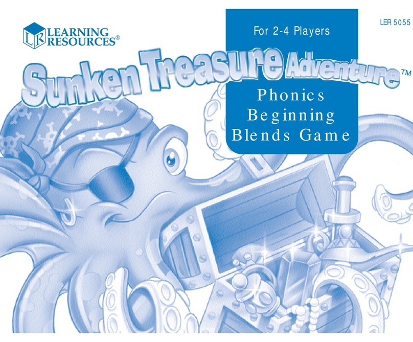 Learning Resources Sunken Treasure Adventure LER 5055 User manual Learning Resources Sunken Treasure Adventure LER 5055 User manual