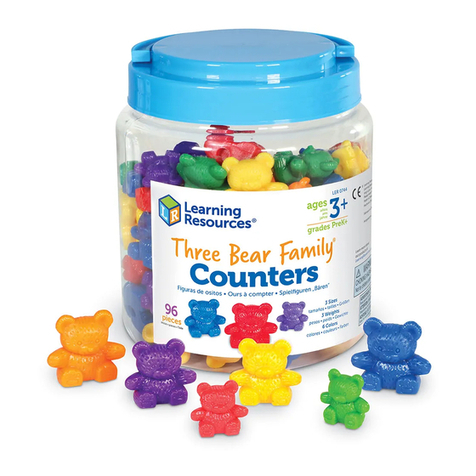Learning Resources Three Bear Family manual