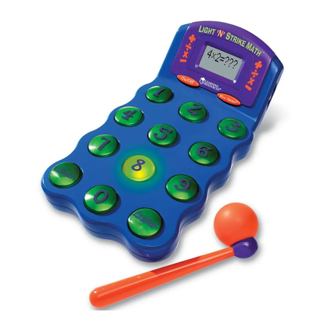 Learning Resources Light 'N' Strike Math LER 6906 User manual
