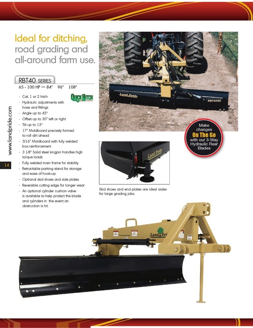 Land Pride RBT40 SERIES User manual