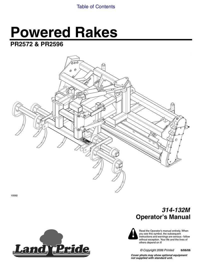 Land Pride PR2572 Operator's manual