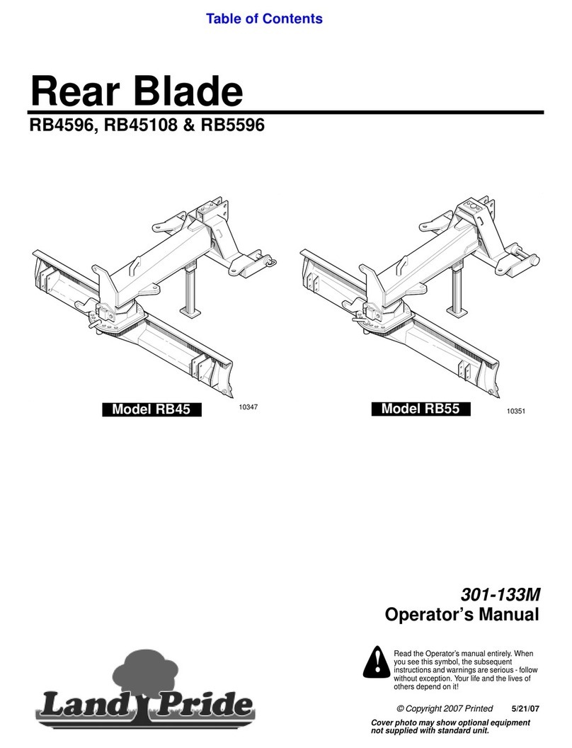 Land Pride RB45108 Operator's manual