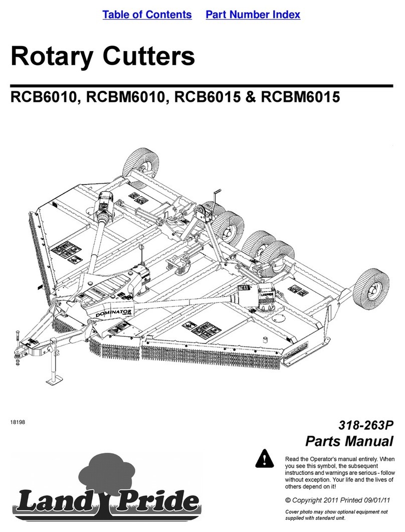 Land Pride Rotary Cutters RCB6010 parts manual Land Pride Rotary Cutters RCB6010 parts manual
