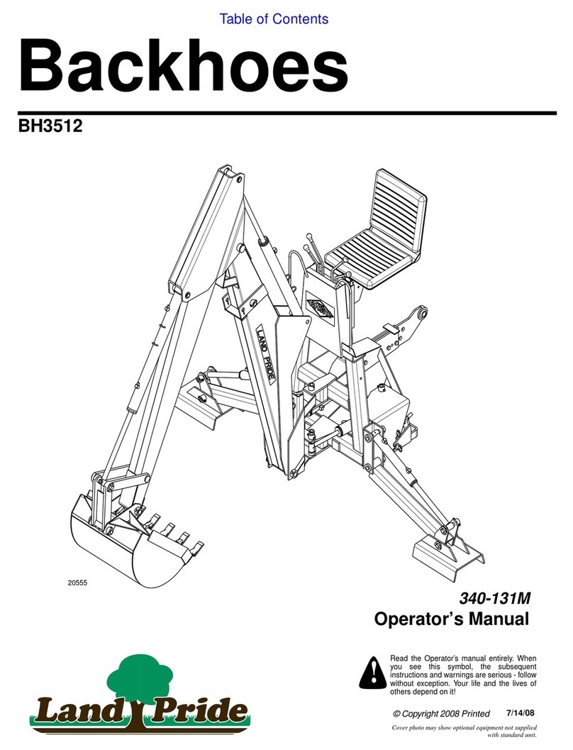 Land Pride BH3512 User manual