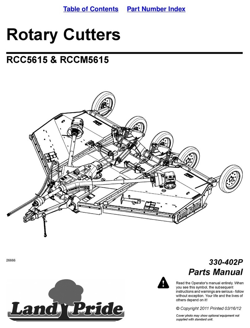 Land Pride RCC5615 parts manual