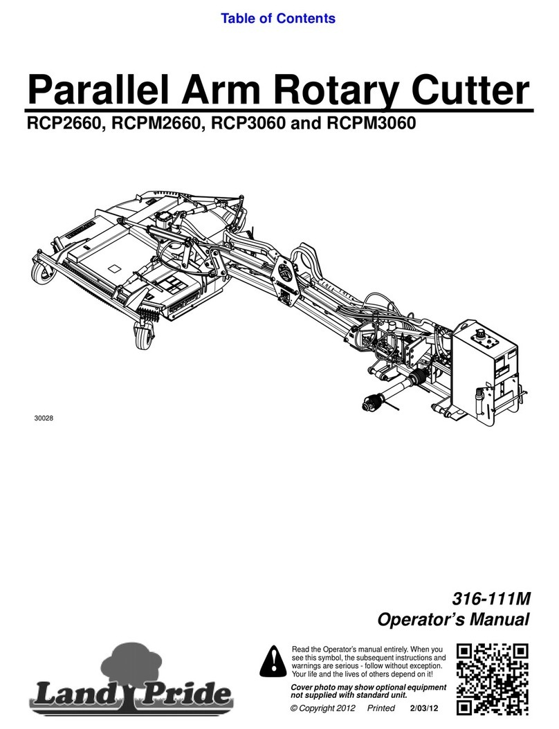 Land Pride RCP2660 Operator's manual