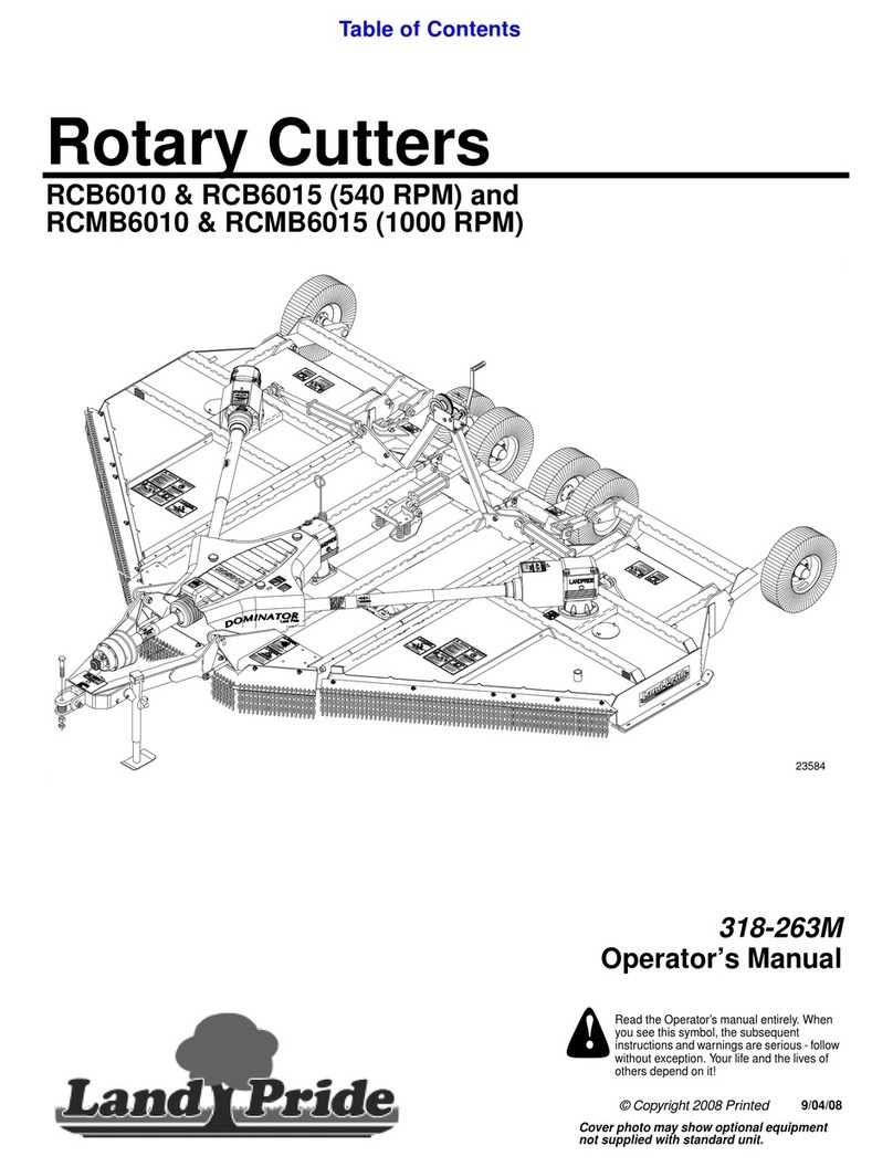Land Pride RCMB6010 Operator's manual
