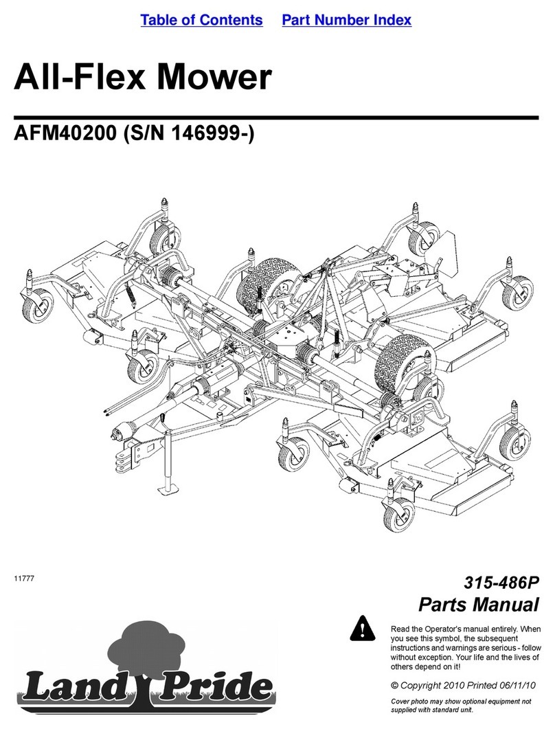 Land Pride AFM40200 parts manual