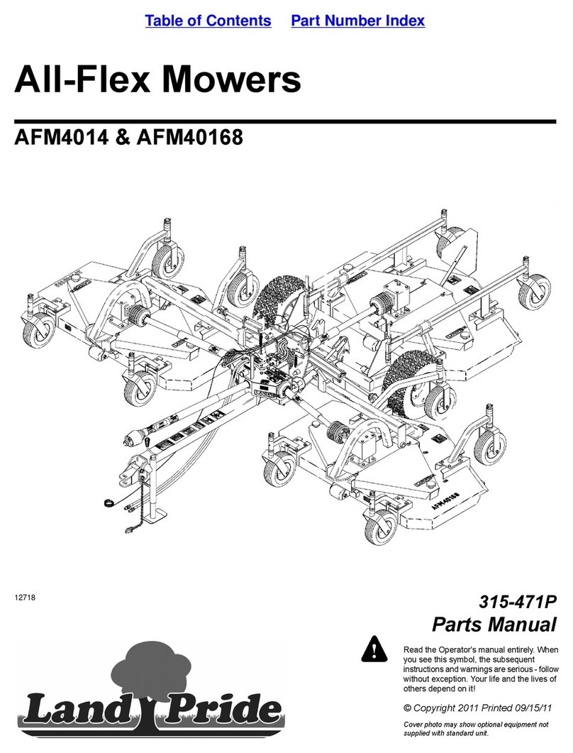 Land Pride AFM4014 parts manual