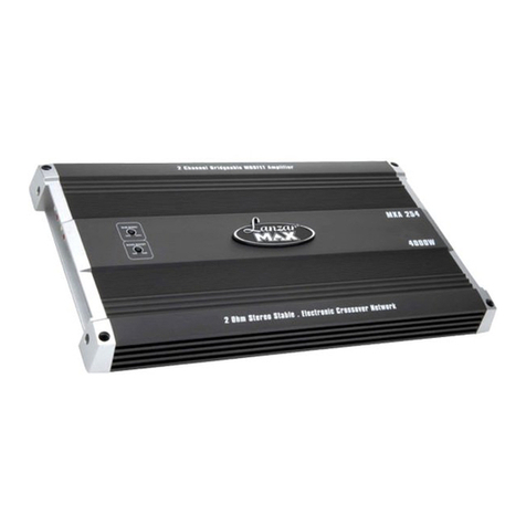 Lanzar LANZAR MAX MXA1600 owner's manual