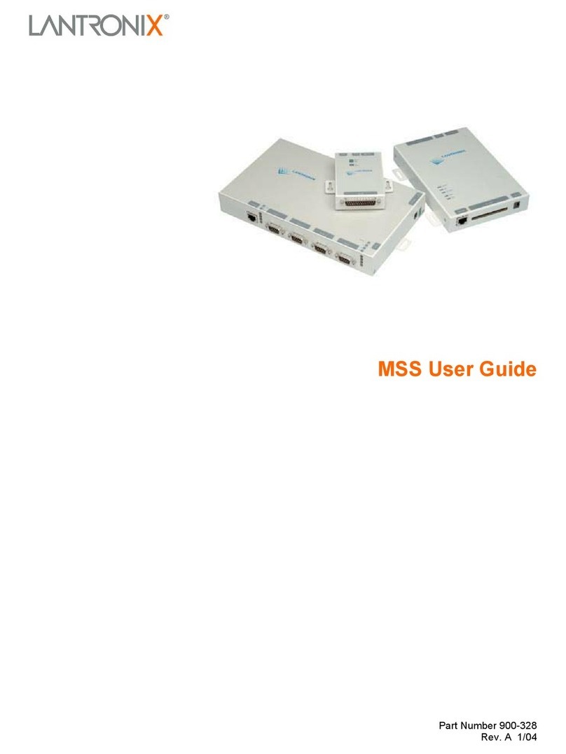 Lantronix Hub User manual Lantronix Hub User manual