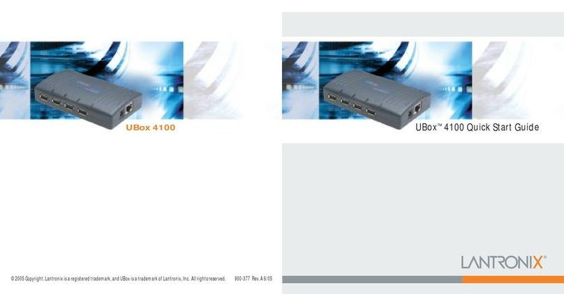 Lantronix UBOX 4100 User manual