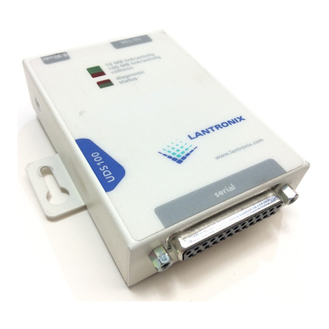 Lantronix Device Server UDS 10 User manual Lantronix Device Server UDS 10 User manual