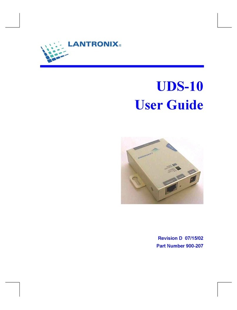 Lantronix Device Server UDS 10 user guide
