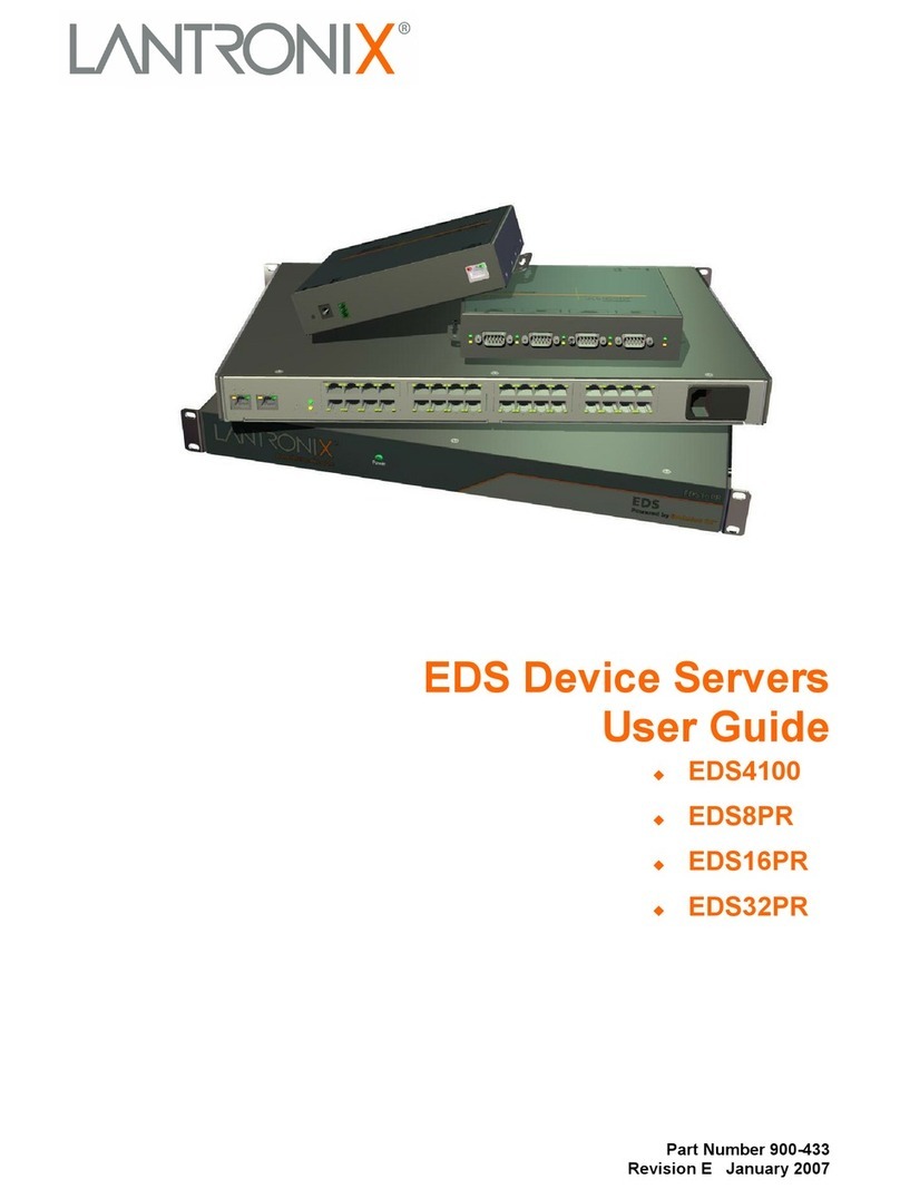 Lantronix EDS32PR User manual