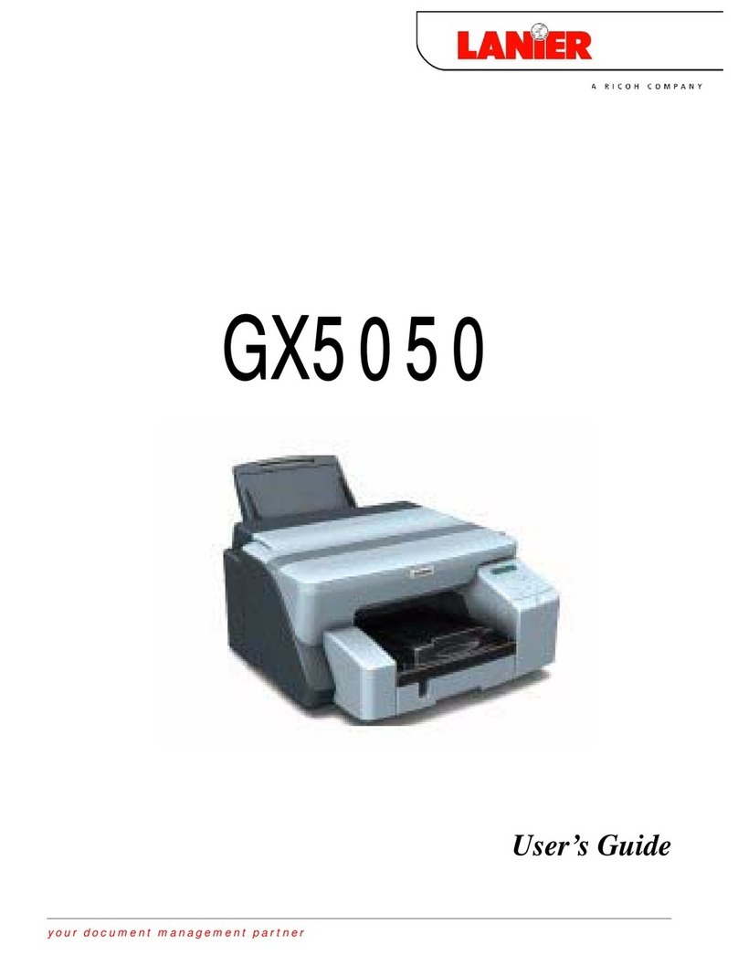 Lanier GX5050 user guide