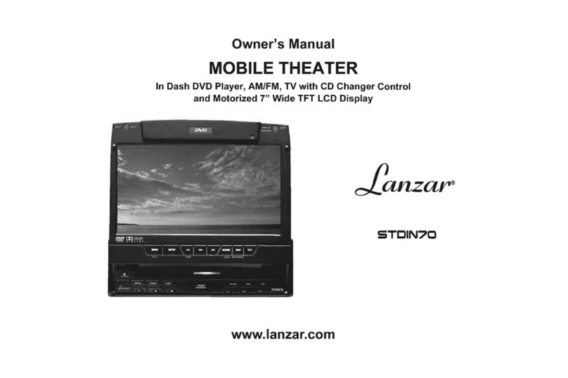 Lanzar MOBILE THEATER STDIN70 owner's manual