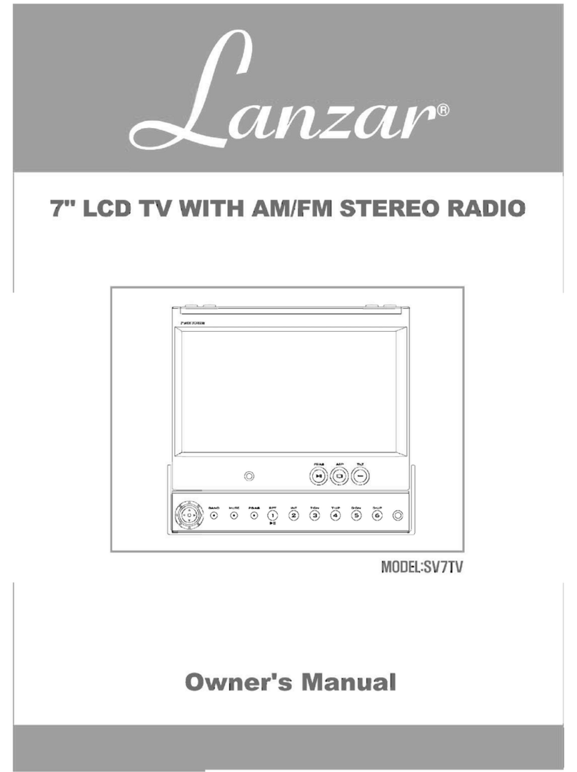 Lanzar SV7TV User manual Lanzar SV7TV User manual