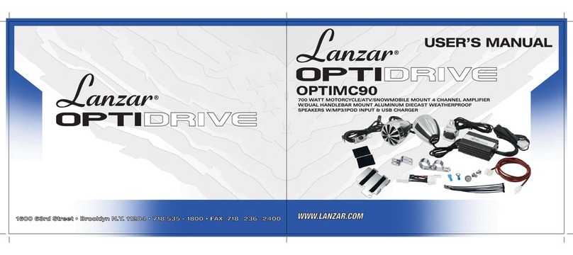 Lanzar OPTIDRIVE OPTIMC90 user manual