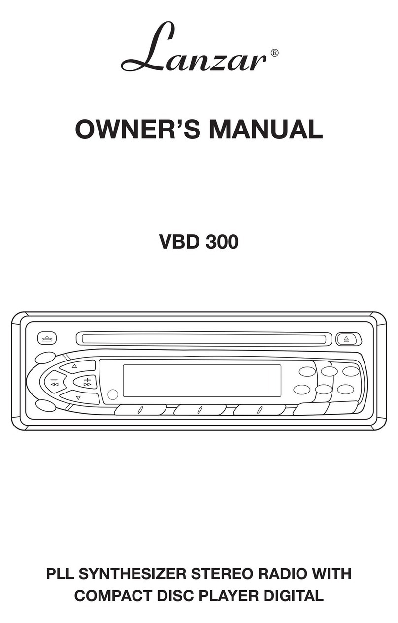 Lanzar Lanzar Vibe VBD300 owner's manual