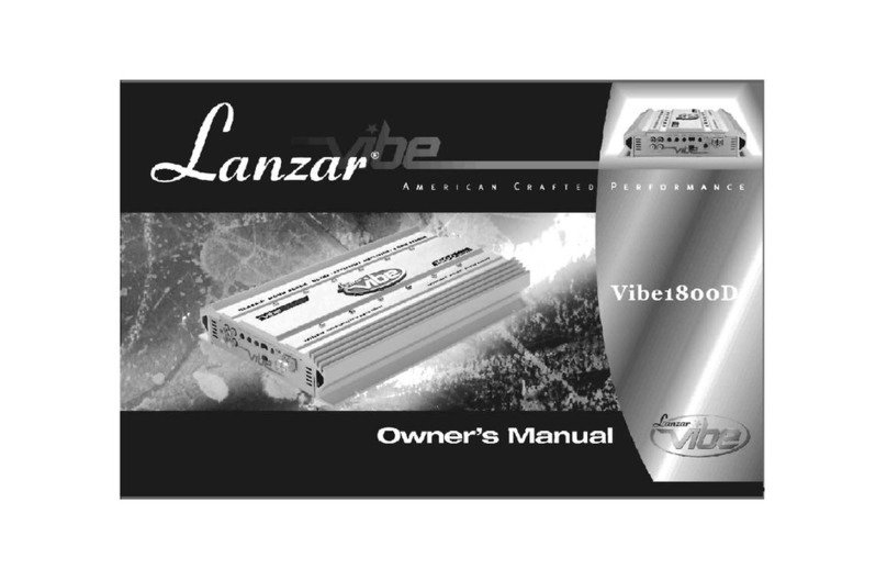 Lanzar VIBE 1800D owner's manual