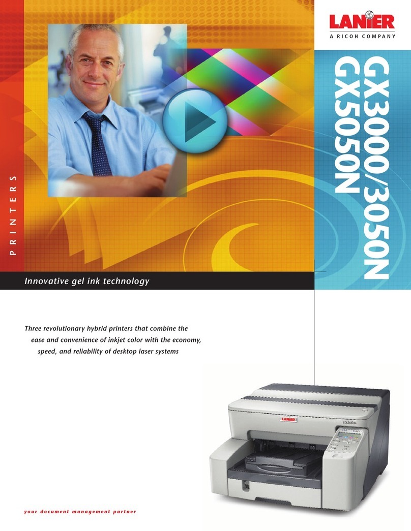 Lanier GX3050N User manual