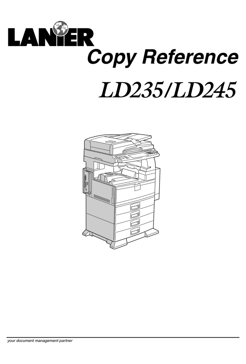 Lanier LD235 Copy reference guide