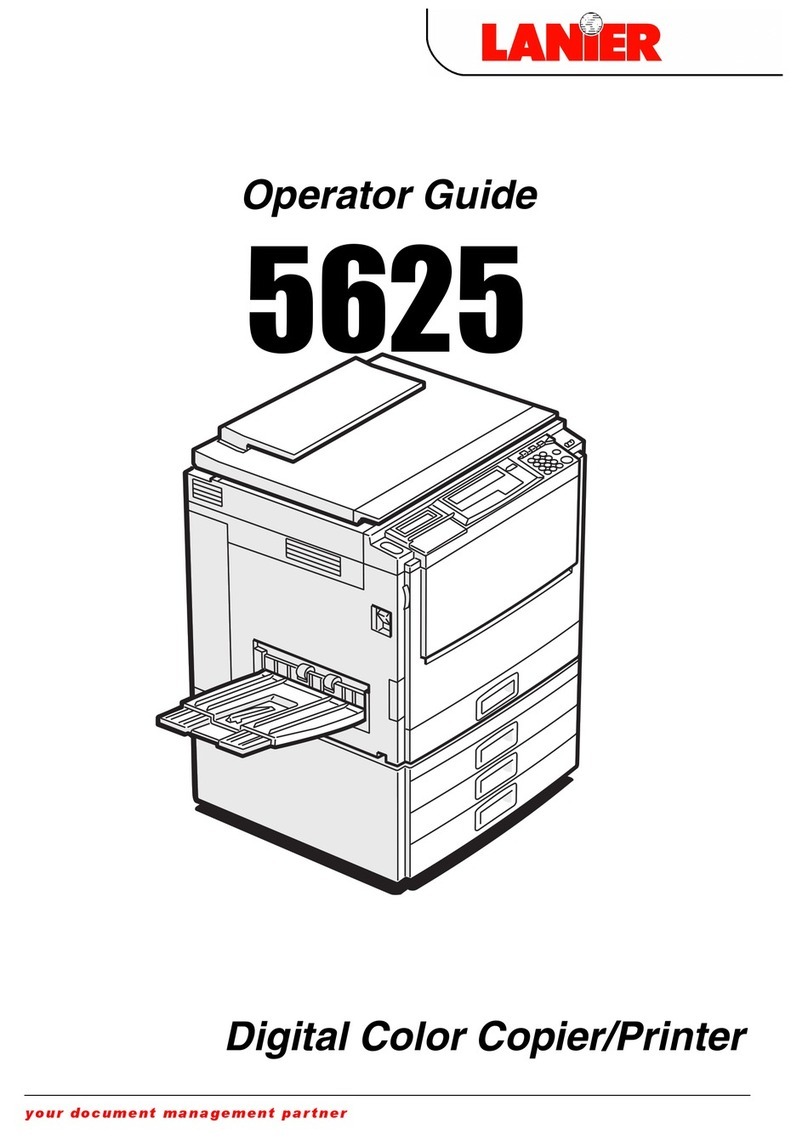 Lanier 5625 Operator's guide