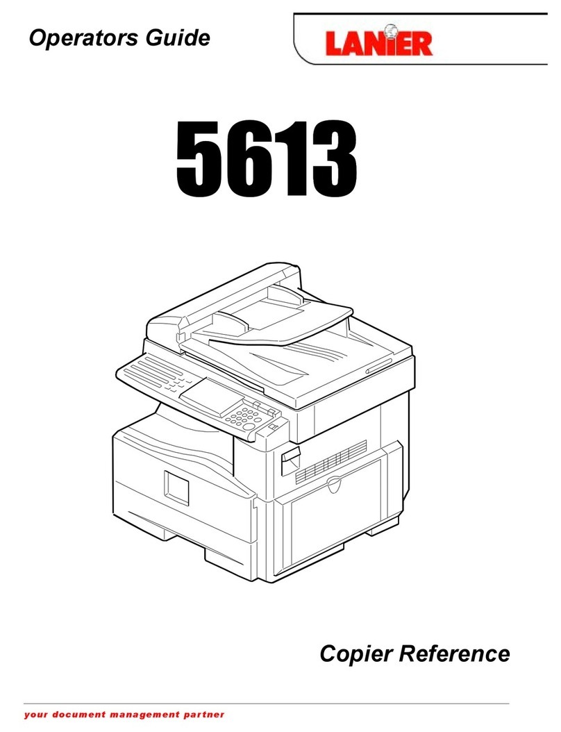 Lanier 5613 Operator's guide