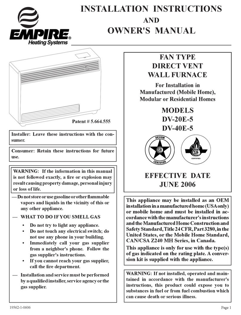 Empire DV-20E-5 Quick start guide