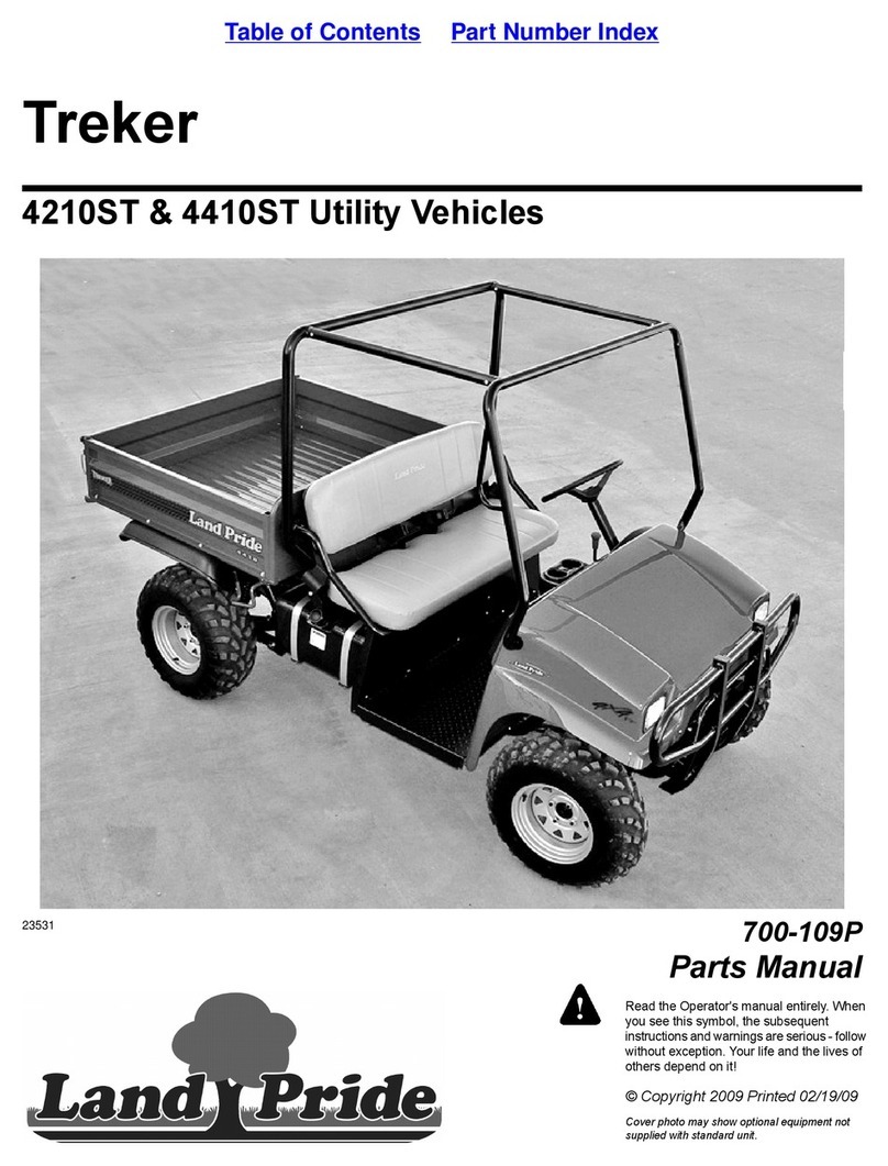 Land Pride Treker 700-109P User manual Land Pride Treker 700-109P User manual