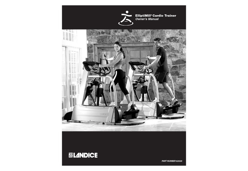 Landice 82020 User manual