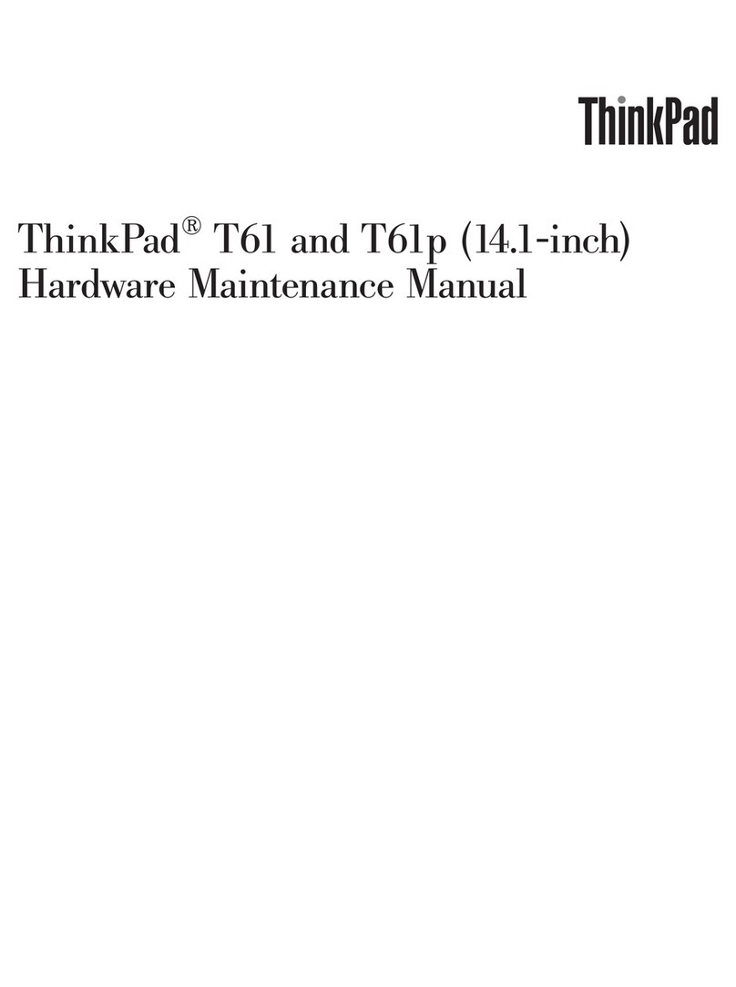 Lenovo ThinkPad T61p Hardware Maintenance Manual