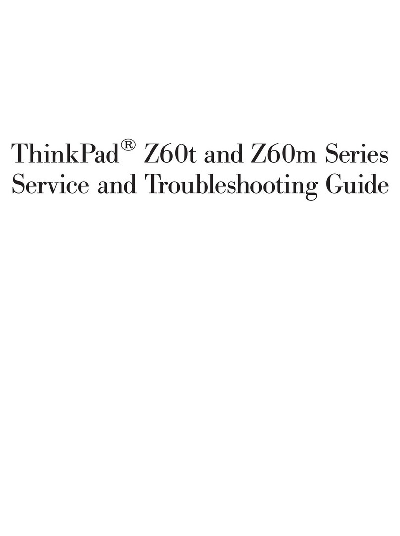 Lenovo ThinkPad Z60m Series User manual