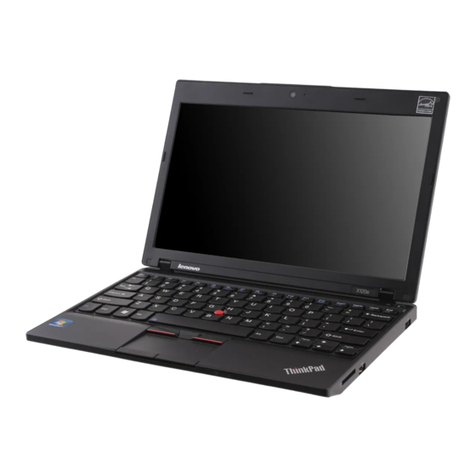 Lenovo THINKPAD X120E Owner's manual