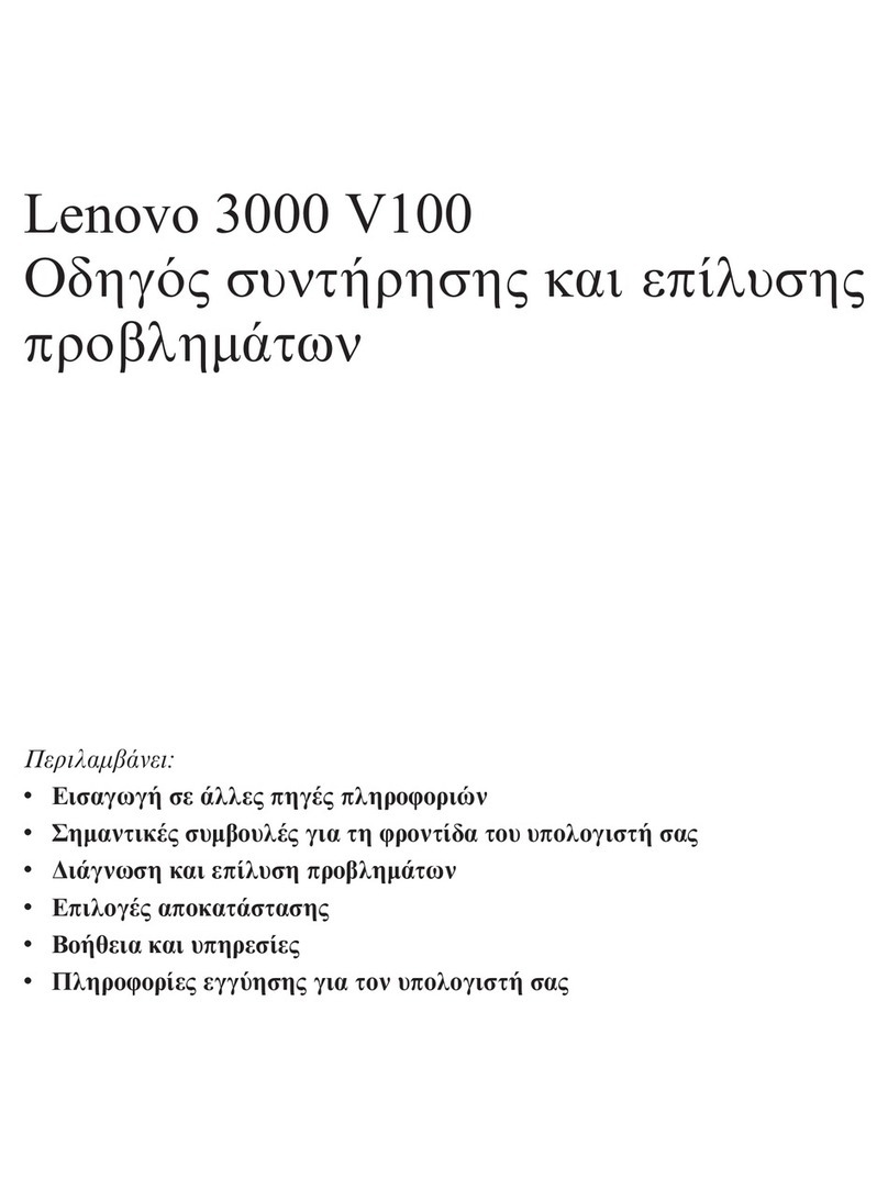 Lenovo 3000 V100 User manual