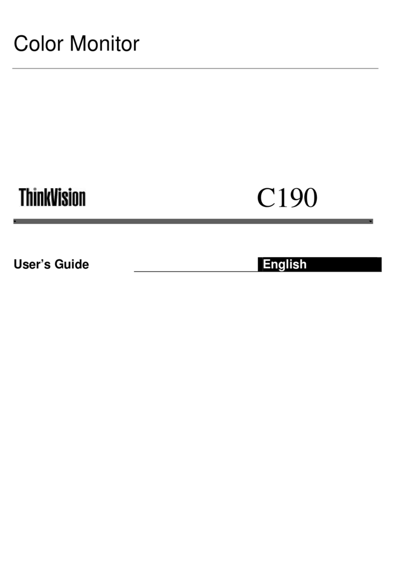 Lenovo ThinkVision C190 User manual
