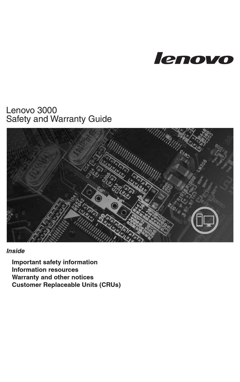 Lenovo Lenovo 3000 J Series User manual