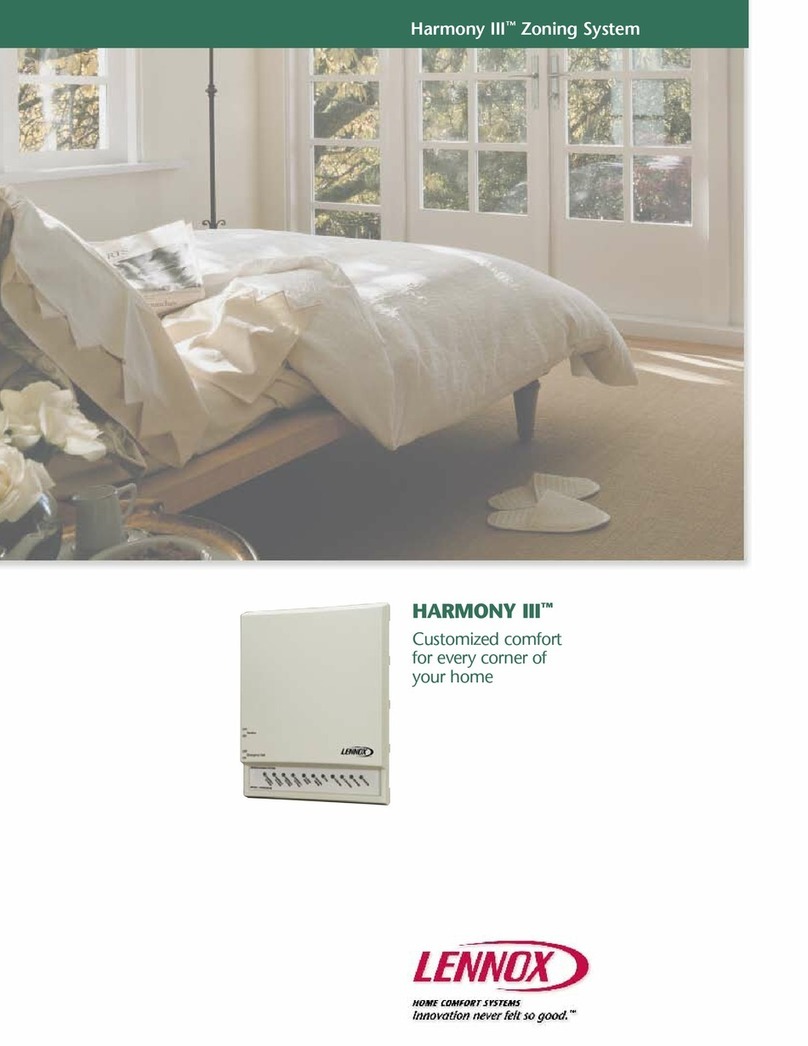 Lennox Harmony III User manual Lennox Harmony III User manual